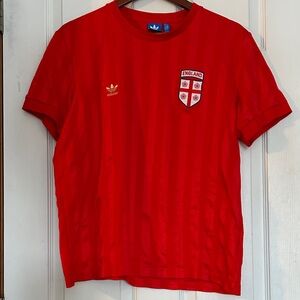 Adidas England Red Soccer Shirt